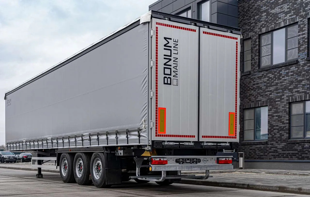 Новый Тентованный полуприцеп Полуприцеп шторный Bonum 914296-04, 2024: фото 9