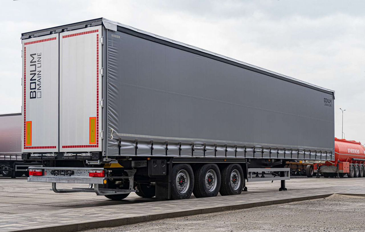 Новый Тентованный полуприцеп Полуприцеп шторный Bonum 914296-04, 2024: фото 12