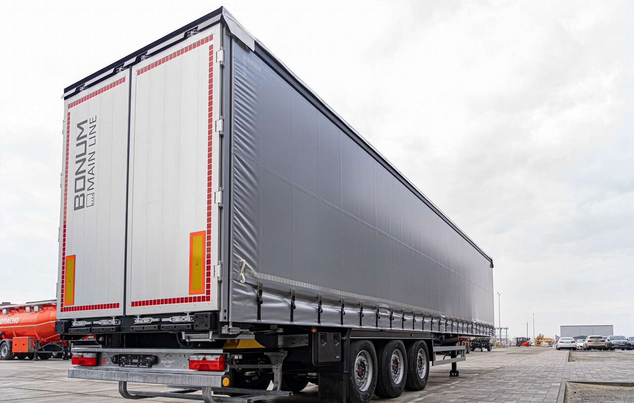 Новый Тентованный полуприцеп Полуприцеп шторный Bonum 914296-04, 2024: фото 14