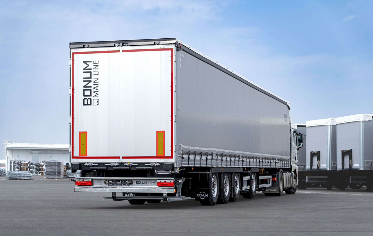Новый Тентованный полуприцеп Полуприцеп шторный Bonum 914296-04, 2025: фото 1