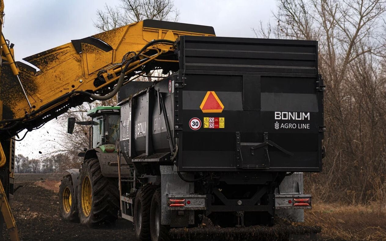 Новый Сельскохозяйственный прицеп-самосвал Полуприцеп тракторный Bonum Tipper-20, 2024: фото 6
