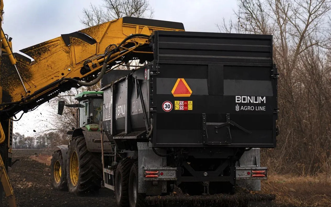 Новый Сельскохозяйственный прицеп-самосвал Полуприцеп тракторный Bonum Tipper-20, 2024: фото 6