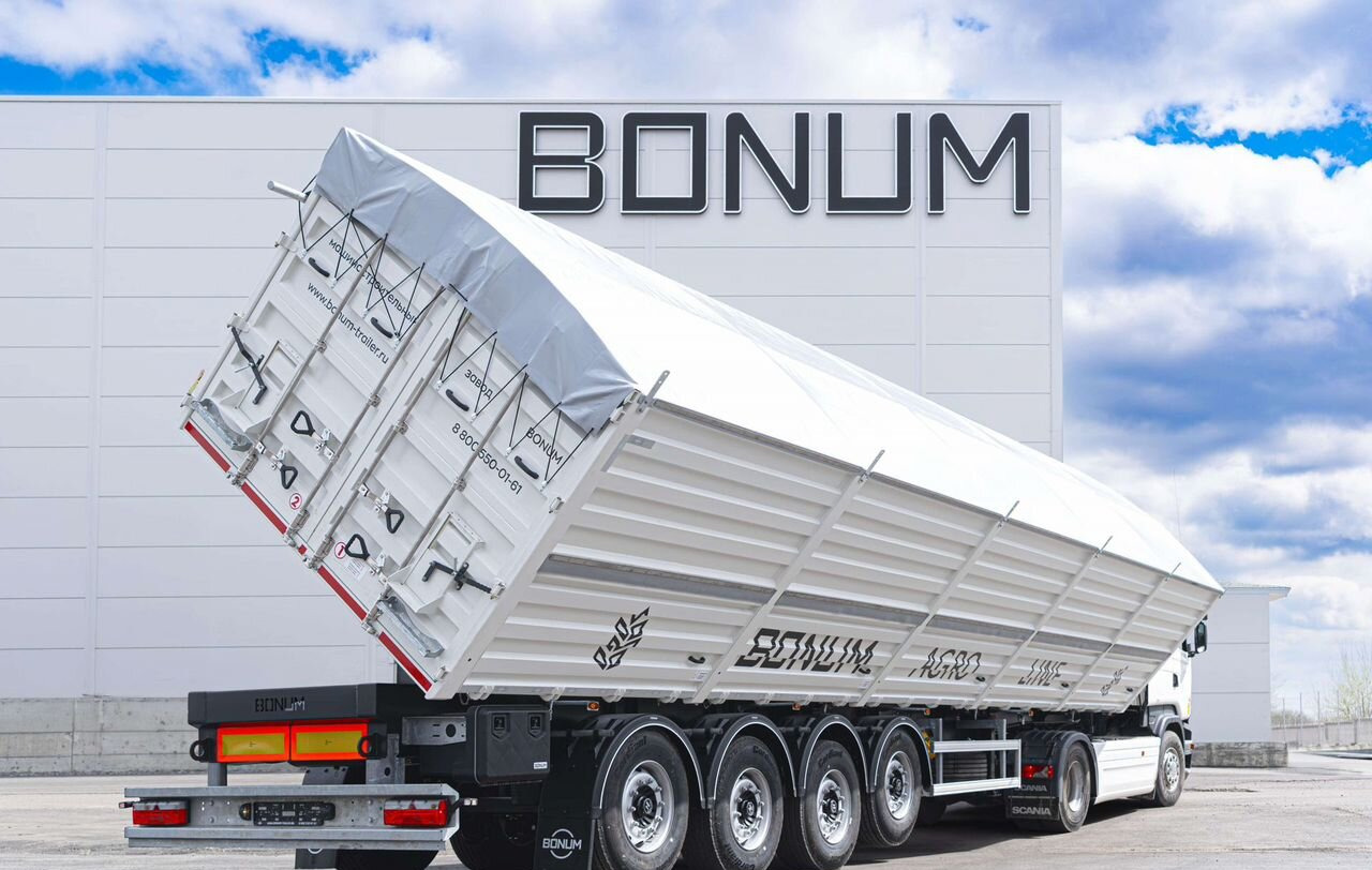 Полуприцеп зерновоз Bonum 914295-01, 2024 - Полуприцеп зерновоз, Самосвальный полуприцеп: фото 1