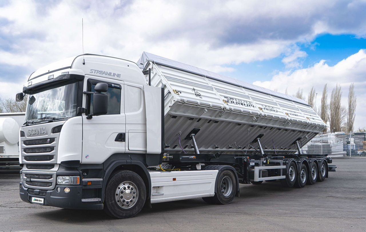 Новый Самосвальный полуприцеп Полуприцеп зерновоз Bonum Зерновоз, 2024: фото 8