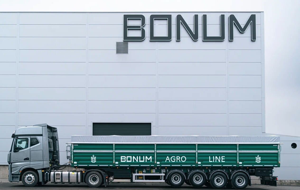 Новый Самосвальный полуприцеп Полуприцеп зерновоз Bonum Зерновоз, 2024: фото 18