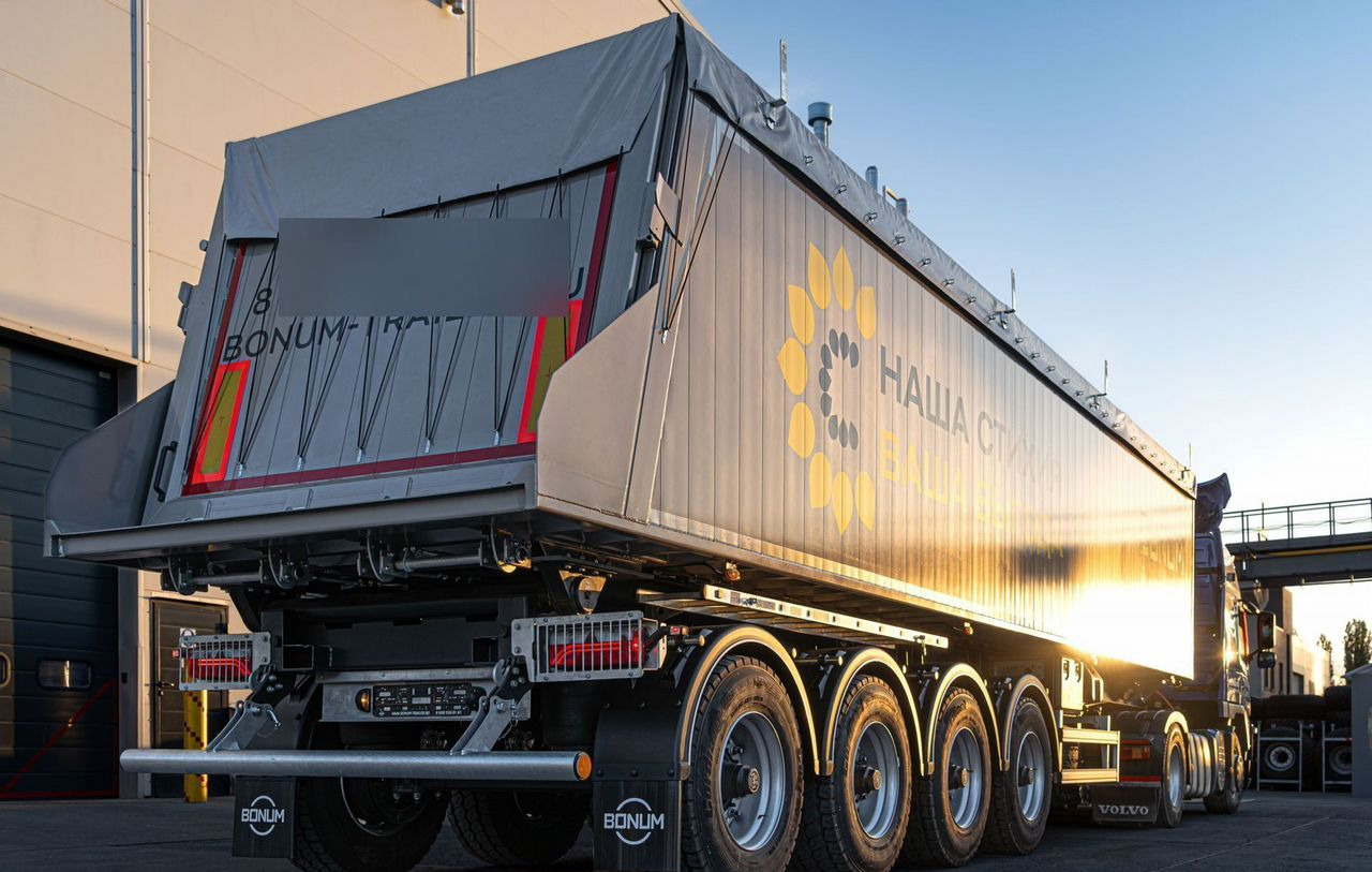 Новый Самосвальный полуприцеп Полуприцеп зерновоз Bonum Зерновоз, 2024: фото 10