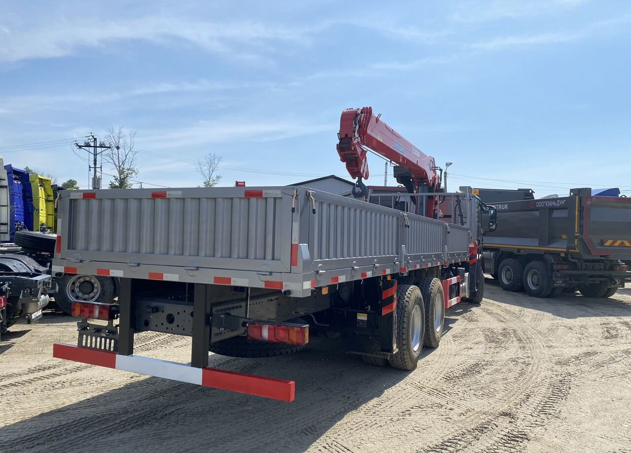 Новый Бортовой грузовик/ Платформа, Автоманипулятор Бортовой грузовик Howo T5G с КМУ XCMG, 2024: фото 6