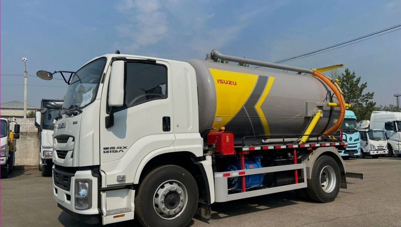 Новый Ассенизатор Илосос isuzu 4X2 дв 151KW бочка 10М3 насос 360М 3: фото 13