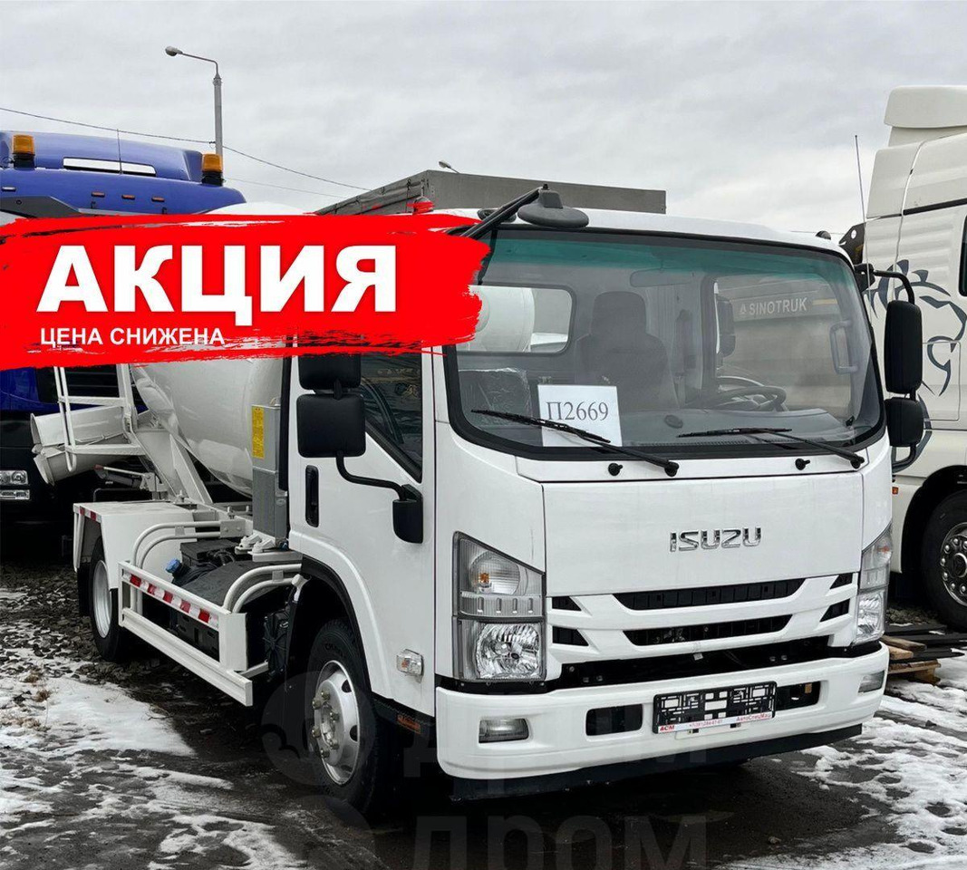 Isuzu Elf - Автобетоносмеситель: фото 1 Isuzu Elf - Автобетоносмеситель: фото 1