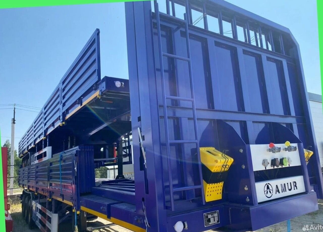 Полуприцеп бортовой AMUR LYR9600JS, 2024 - Полуприцеп бортовой/ Платформа: фото 4 Полуприцеп бортовой AMUR LYR9600JS, 2024 - Полуприцеп бортовой/ Платформа: фото 4