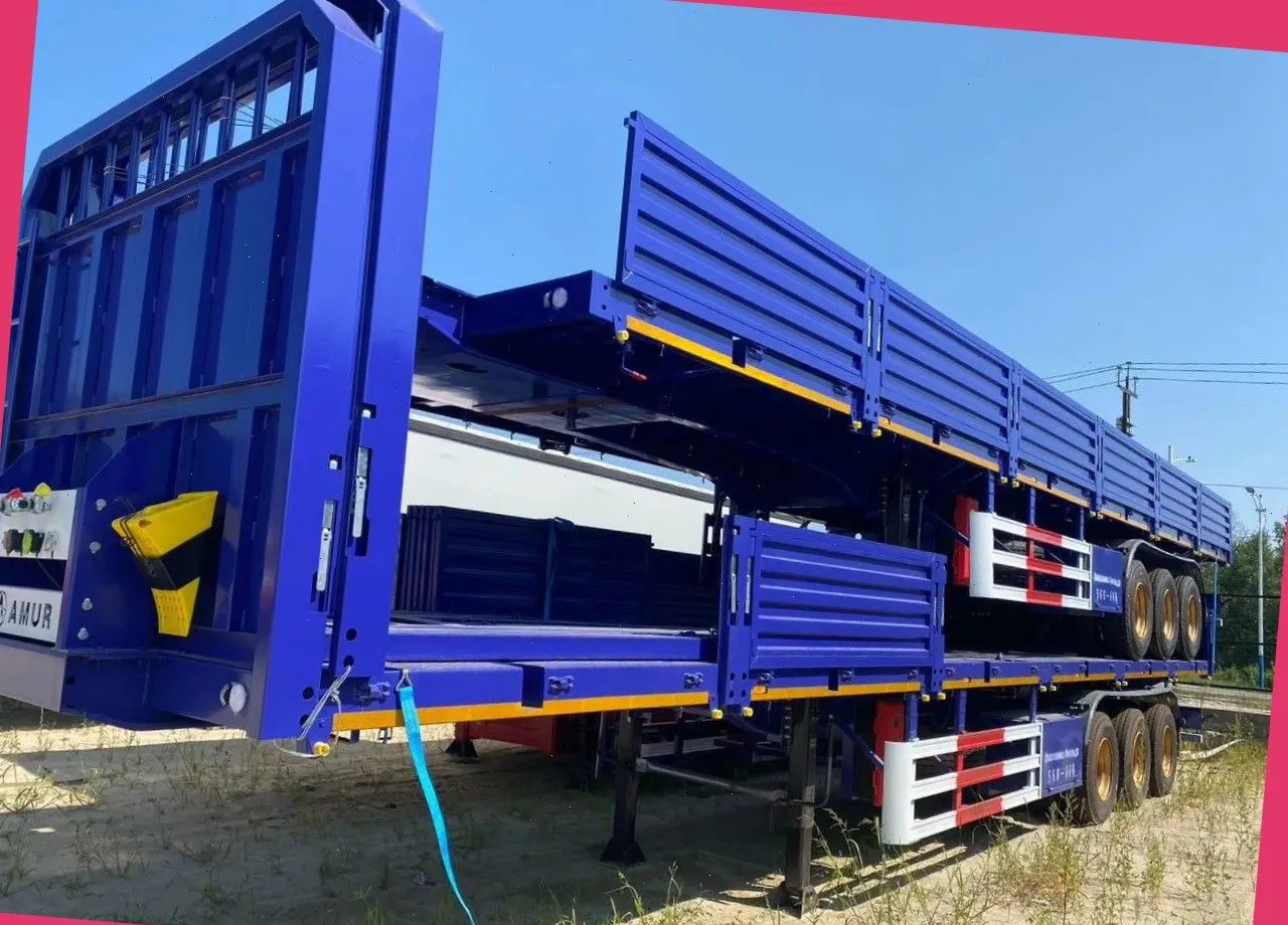 Полуприцеп бортовой AMUR LYR9600JS, 2024 - Полуприцеп бортовой/ Платформа: фото 1 Полуприцеп бортовой AMUR LYR9600JS, 2024 - Полуприцеп бортовой/ Платформа: фото 1
