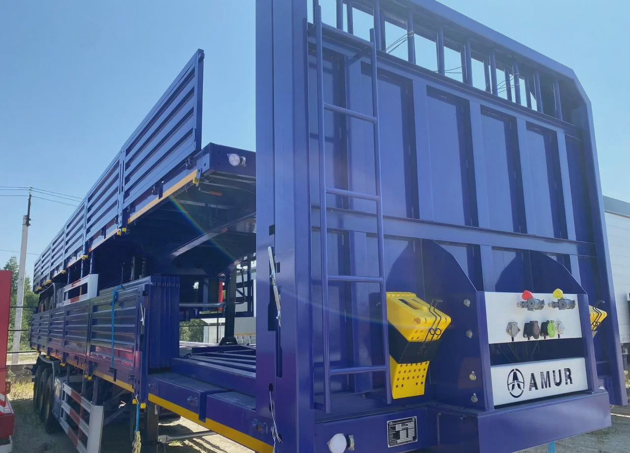 Полуприцеп бортовой AMUR LYR9600JS, 2024 - Полуприцеп бортовой/ Платформа: фото 5 Полуприцеп бортовой AMUR LYR9600JS, 2024 - Полуприцеп бортовой/ Платформа: фото 5