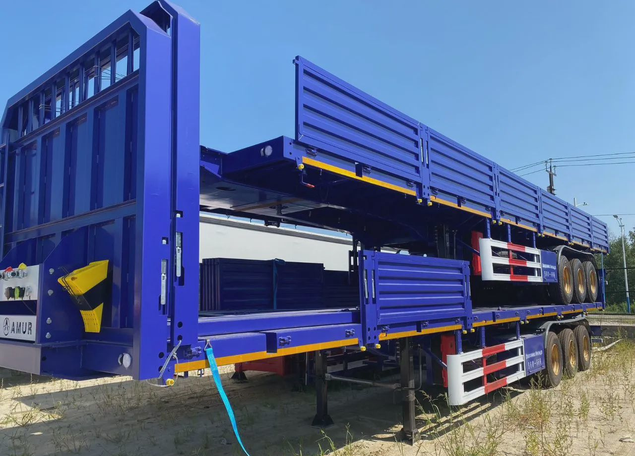 Полуприцеп бортовой AMUR LYR9600JS, 2024 - Полуприцеп бортовой/ Платформа: фото 1 Полуприцеп бортовой AMUR LYR9600JS, 2024 - Полуприцеп бортовой/ Платформа: фото 1