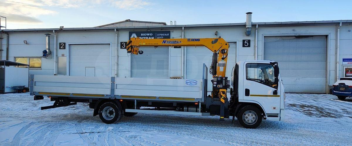 Новый Грузовик бортовой/ Платформа, Автоманипулятор SDAC J7.5: фото 7