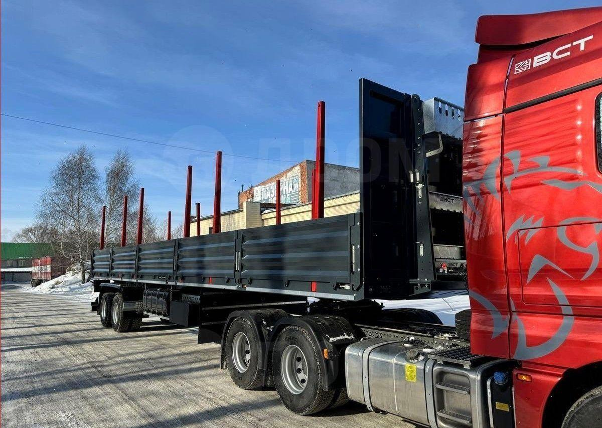 ВСТ 9299В3 - Полуприцеп бортовой/ Платформа: фото 1 ВСТ 9299В3 - Полуприцеп бортовой/ Платформа: фото 1