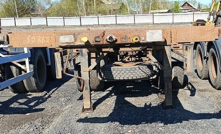 СЗАП 9905 - Полуприцеп-контейнеровоз/ Сменный кузов: фото 2 СЗАП 9905 - Полуприцеп-контейнеровоз/ Сменный кузов: фото 2