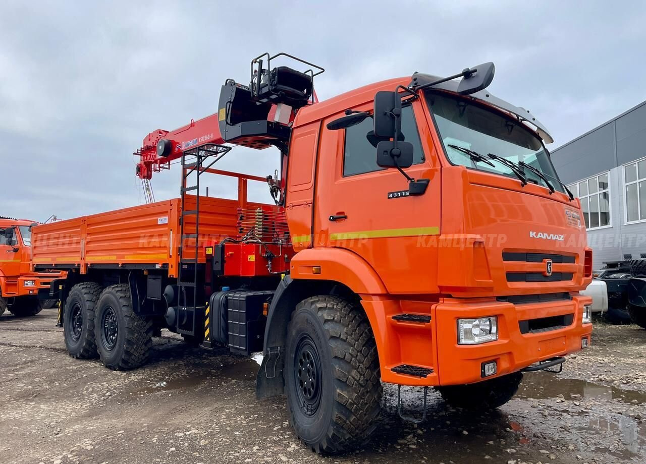 КАМАЗ 43118-37 - Грузовик бортовой/ Платформа, Автоманипулятор: фото 1 КАМАЗ 43118-37 - Грузовик бортовой/ Платформа, Автоманипулятор: фото 1