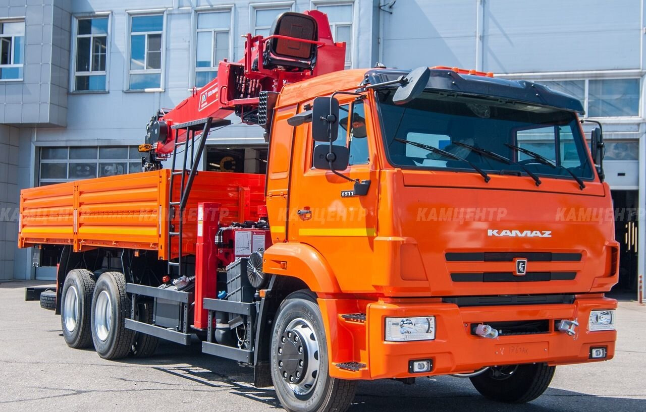 Новый Грузовик бортовой/ Платформа, Автоманипулятор КАМАЗ 65115: фото 11
