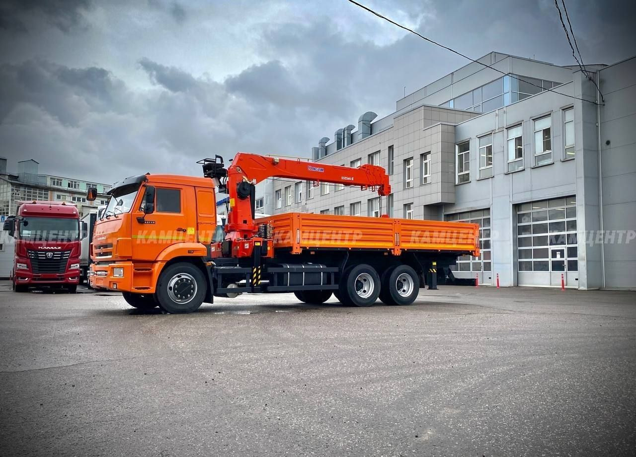 КАМАЗ 6520-7080-49 - Бортовой грузовик/ Платформа, Автоманипулятор: фото 1 КАМАЗ 6520-7080-49 - Бортовой грузовик/ Платформа, Автоманипулятор: фото 1