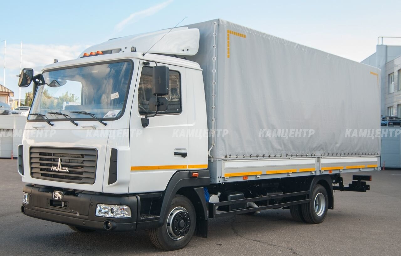 МАЗ 437121-532-000 - Тентованный грузовик: фото 4 МАЗ 437121-532-000 - Тентованный грузовик: фото 4