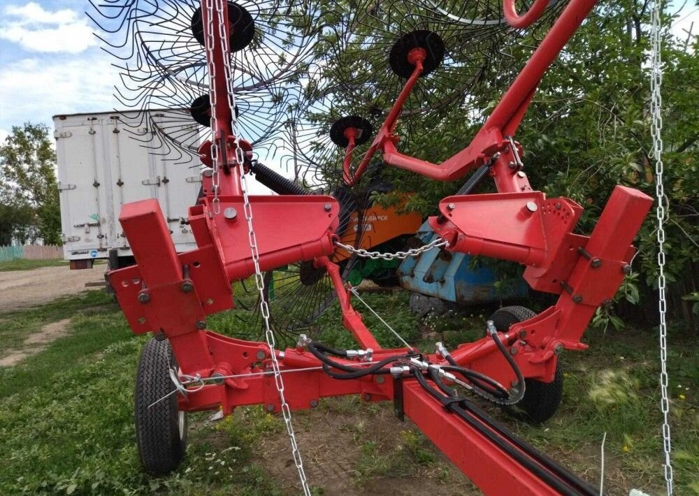 Новый Сеноворошилка Грабли-ворошилки Magnus ГBВ-6М 9 колес: фото 6