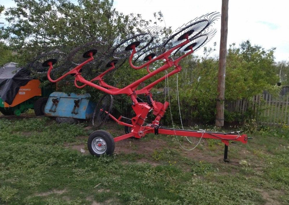 Новый Сеноворошилка Грабли-ворошилки Magnus ГBВ-6М 9 колес: фото 9