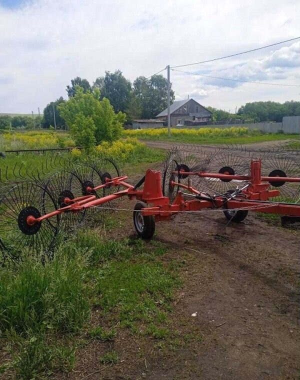 Новый Сеноворошилка Грабли-ворошилки Magnus гвв-6М 9 колес в сборе: фото 7