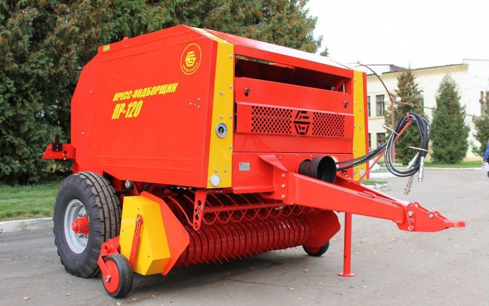 Пресс-подборщик Бежецксельмаш пр-120 в сборе - Пресс-подборщик рулонный: фото 5 Пресс-подборщик Бежецксельмаш пр-120 в сборе - Пресс-подборщик рулонный: фото 5