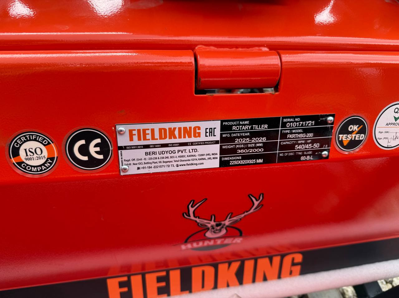 Новый Почвофреза Fielking 2,0м.: фото 10