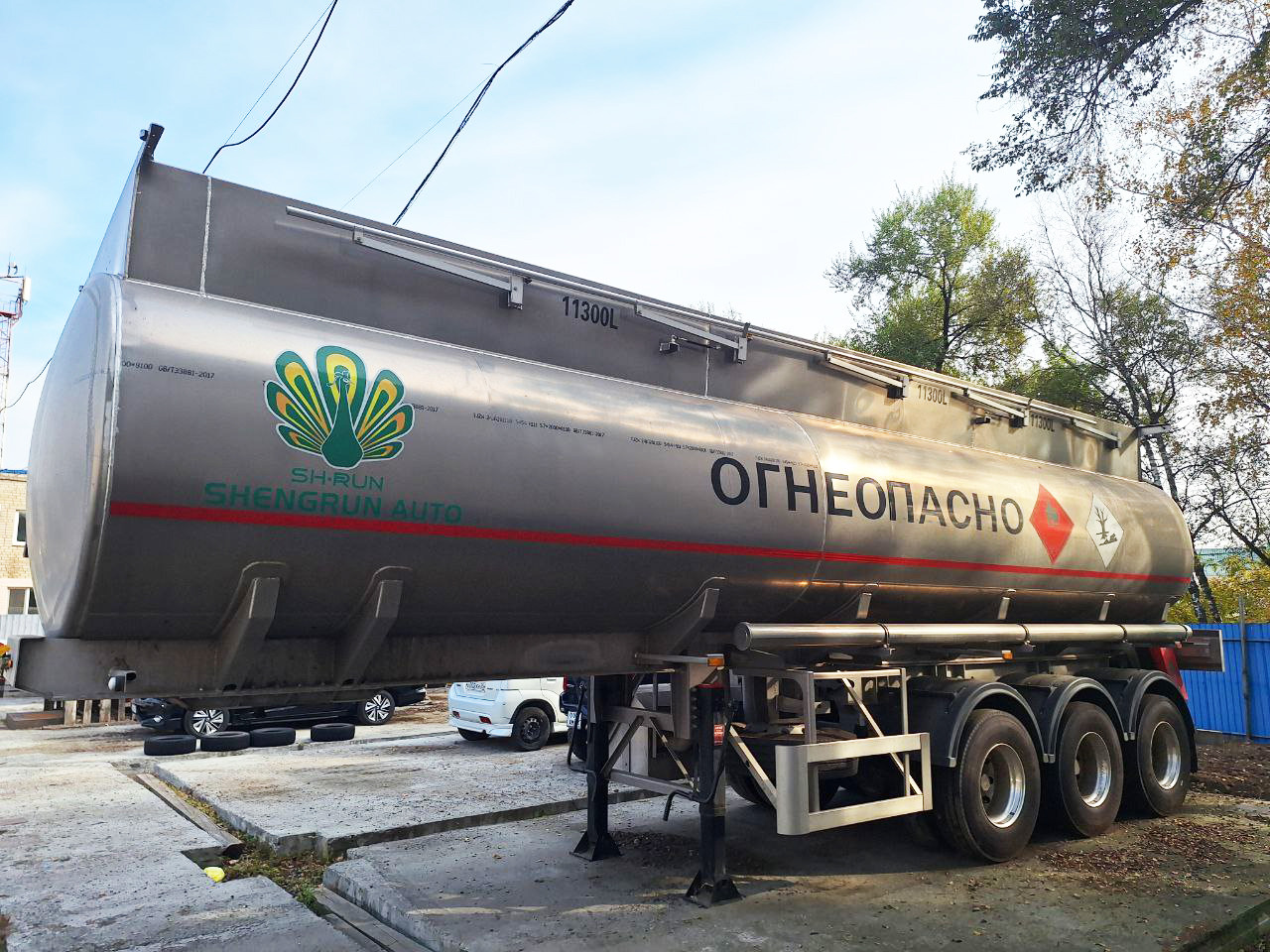 Новый Полуприцеп-цистерна Для транспортировки топлива Shengrun LPG, GYY, LNG: фото 11