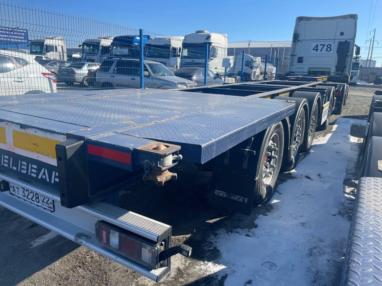Полуприцеп-контейнеровоз/ Сменный кузов SteelBear PF 41N: фото 10