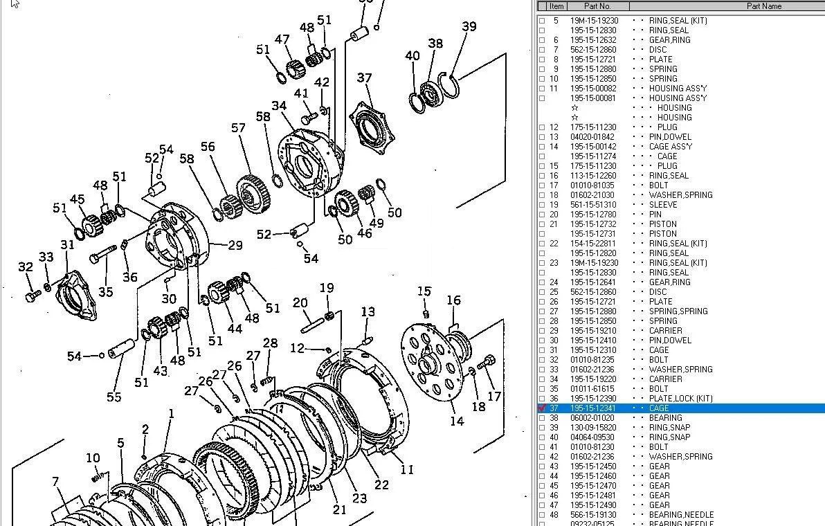 Новый Топливный фильтр ASP Сепаратор (Клеть) 195-15-12341 Komatsu D355A: фото 14