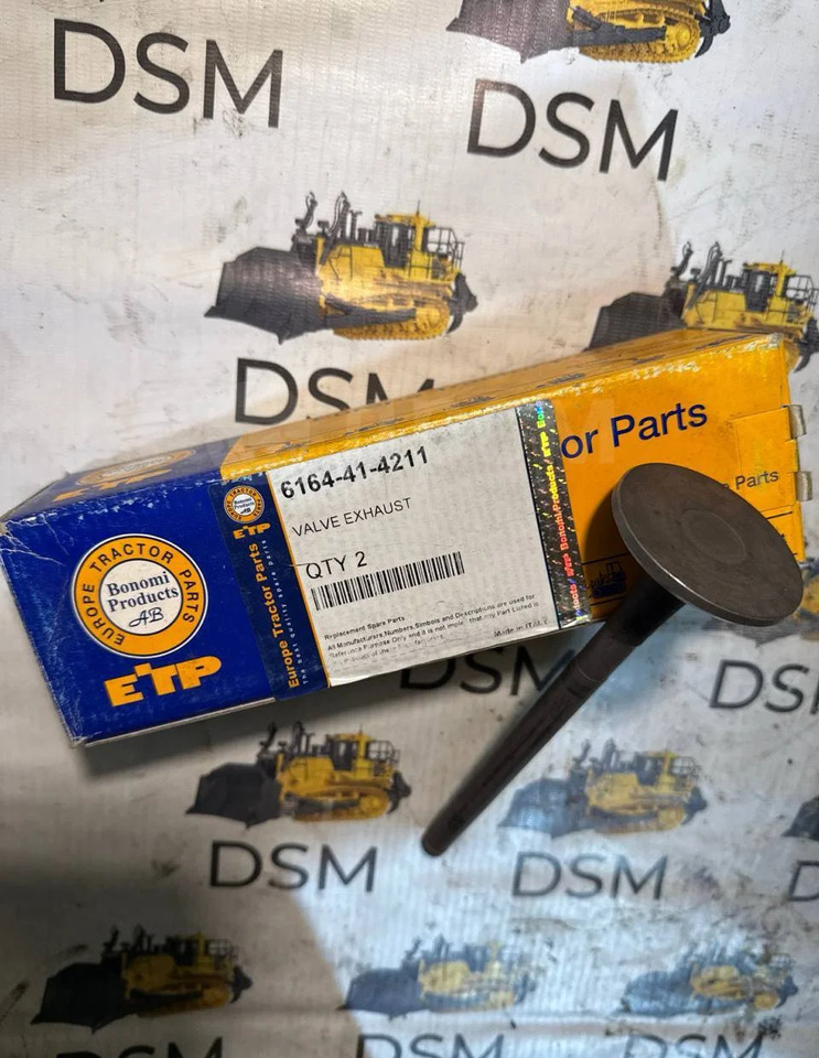 Новый Клапан ETP Клапан выпускной 6164-41-4211 Komatsu S6D170/ SA6D170/ SAA6D170: фото 8 Новый Клапан ETP Клапан выпускной 6164-41-4211 Komatsu S6D170/ SA6D170/ SAA6D170: фото 8