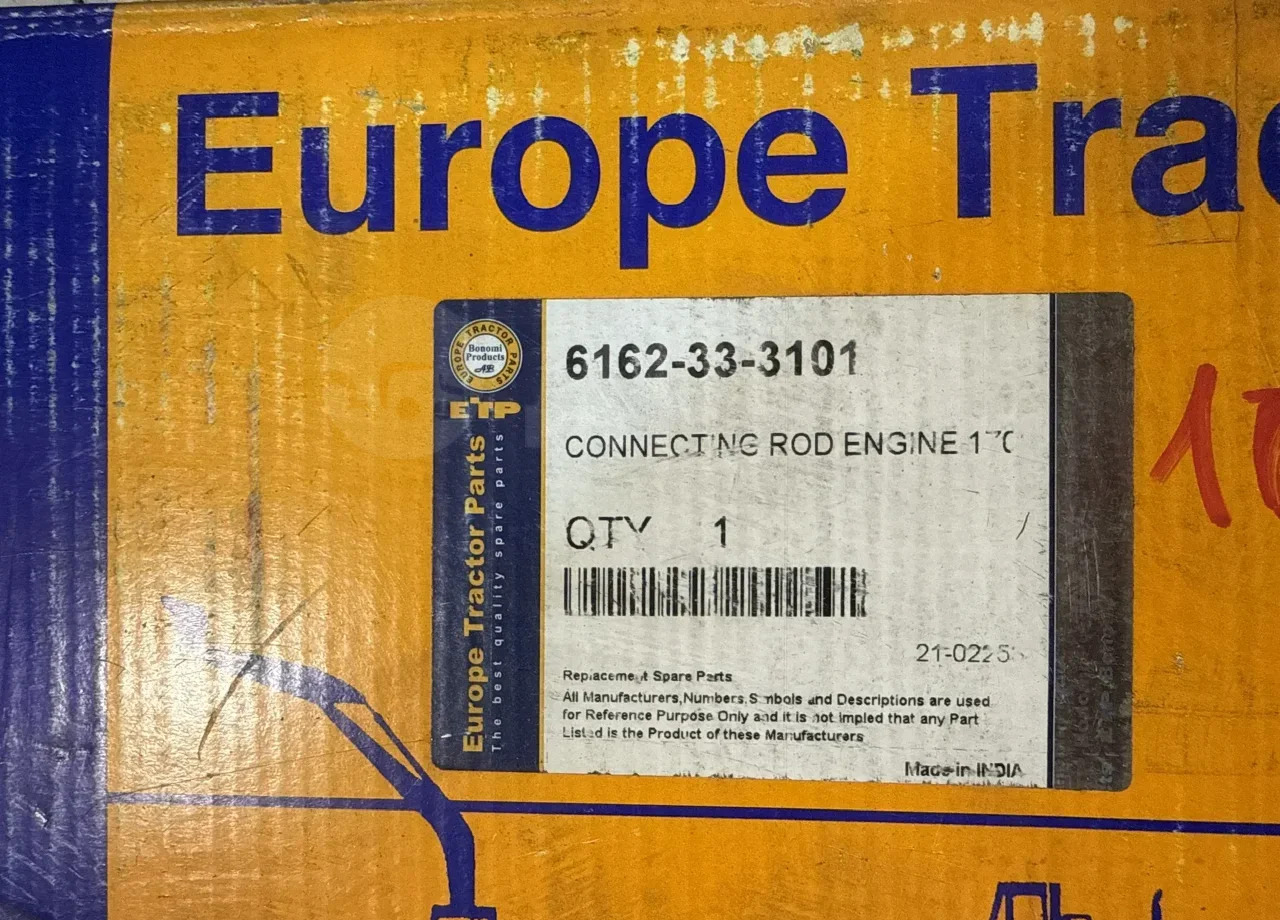 Новый Двигатель и запчасти ETP Шатун 6162-33-3101 Komatsu S6D170: фото 12 Новый Двигатель и запчасти ETP Шатун 6162-33-3101 Komatsu S6D170: фото 12