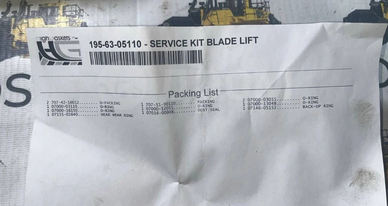 Gasket Germany Ремкомплект г/ц подъема отвала (195-63-05110) Komatsu D355A-3 в Благовещенске - Гидравлический цилиндр: фото 3 Gasket Germany Ремкомплект г/ц подъема отвала (195-63-05110) Komatsu D355A-3 в Благовещенске - Гидравлический цилиндр: фото 3