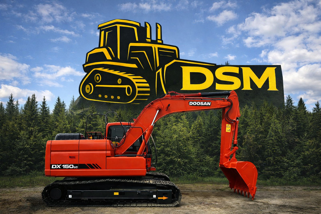 Гусеничный экскаватор Doosan DX150 - Гусеничный экскаватор: фото 1 Гусеничный экскаватор Doosan DX150 - Гусеничный экскаватор: фото 1