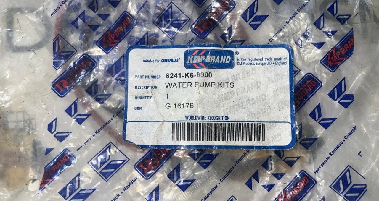 Kmp Brand Ремкомплект водяной помпы 6241-K6-9900 Komatsu в Благовещенске - Помпа: фото 4 Kmp Brand Ремкомплект водяной помпы 6241-K6-9900 Komatsu в Благовещенске - Помпа: фото 4