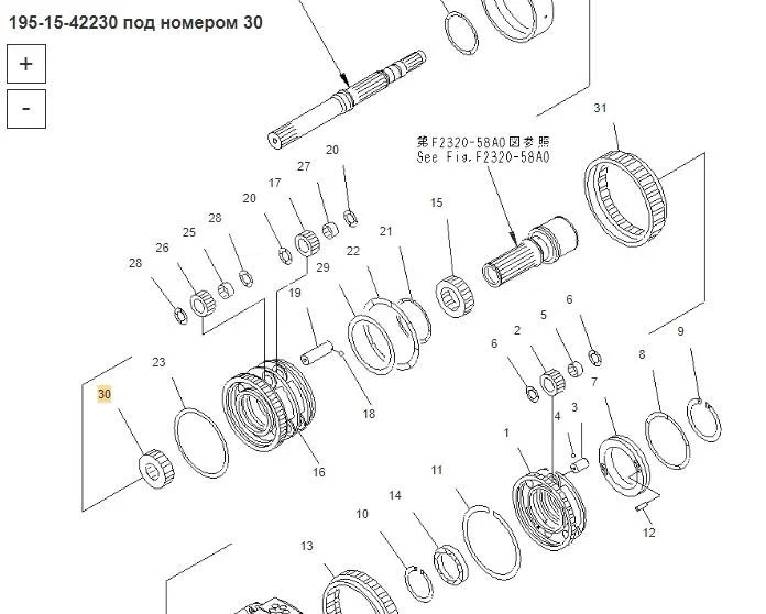 Трансмиссия Komatsu 195-15-42230 Шестерня Komatsu D375A в Благовещенске: фото 6 Трансмиссия Komatsu 195-15-42230 Шестерня Komatsu D375A в Благовещенске: фото 6