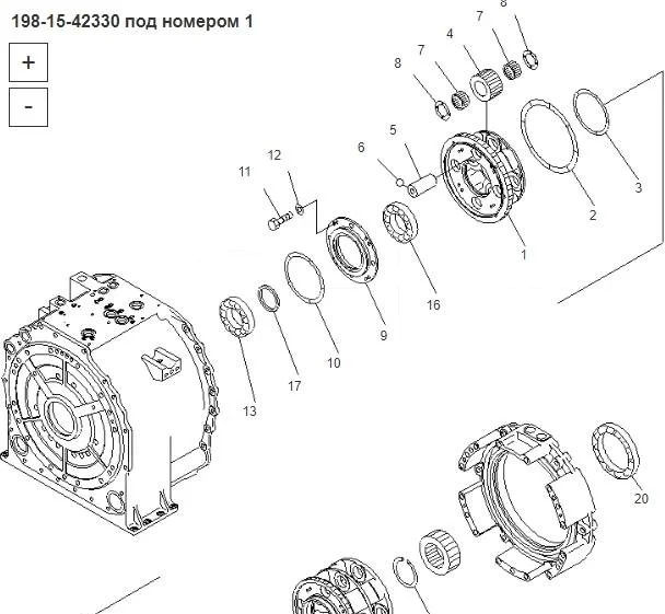 Komatsu 198-15-42330 Водило Б/У Komatsu D475A-5 в Благовещенске - Трансмиссия: фото 1 Komatsu 198-15-42330 Водило Б/У Komatsu D475A-5 в Благовещенске - Трансмиссия: фото 1