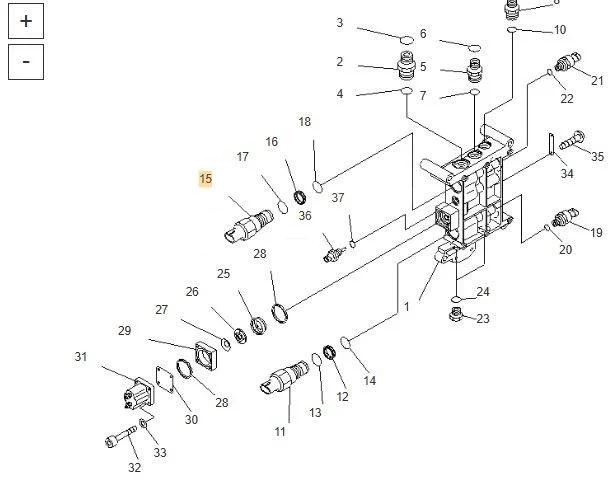 Komatsu 6560-41-6100 Исполнительный механизм клапана Komatsu SA6D170E-3 в Благовещенске - Клапан: фото 3 Komatsu 6560-41-6100 Исполнительный механизм клапана Komatsu SA6D170E-3 в Благовещенске - Клапан: фото 3