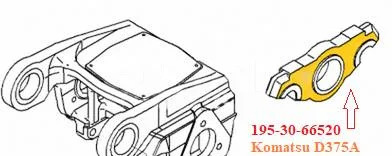 Новый Запчасти ходовой части Komatsu Каретка в сборе 195-30-66520 Komatsu D375A в Благовещенске: фото 7 Новый Запчасти ходовой части Komatsu Каретка в сборе 195-30-66520 Komatsu D375A в Благовещенске: фото 7
