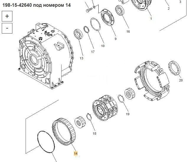 Новый Трансмиссия Komatsu Коронная шестерня 198-15-42640 Komatsu D475A в Благовещенске: фото 13 Новый Трансмиссия Komatsu Коронная шестерня 198-15-42640 Komatsu D475A в Благовещенске: фото 13