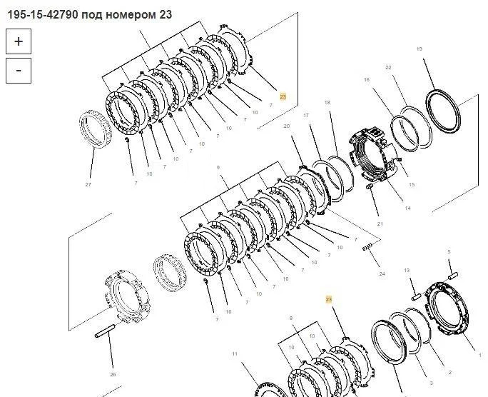 Komatsu Пластина трансмиссии 195-15-42790 Komatsu D375A в Благовещенске - Коробка передач и запчасти: фото 5 Komatsu Пластина трансмиссии 195-15-42790 Komatsu D375A в Благовещенске - Коробка передач и запчасти: фото 5