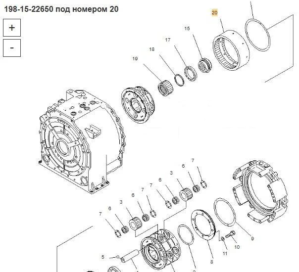 Новый Трансмиссия Komatsu Шестерня 198-15-22650 Komatsu D475A в Благовещенске: фото 16 Новый Трансмиссия Komatsu Шестерня 198-15-22650 Komatsu D475A в Благовещенске: фото 16