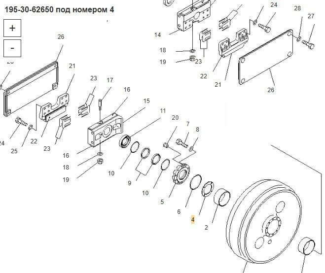 Новый Универсальная запчасть Komatsu Уплотнительное кольцо ролика 195-30-62650 Komatsu в Благовещенске: фото 6 Новый Универсальная запчасть Komatsu Уплотнительное кольцо ролика 195-30-62650 Komatsu в Благовещенске: фото 6