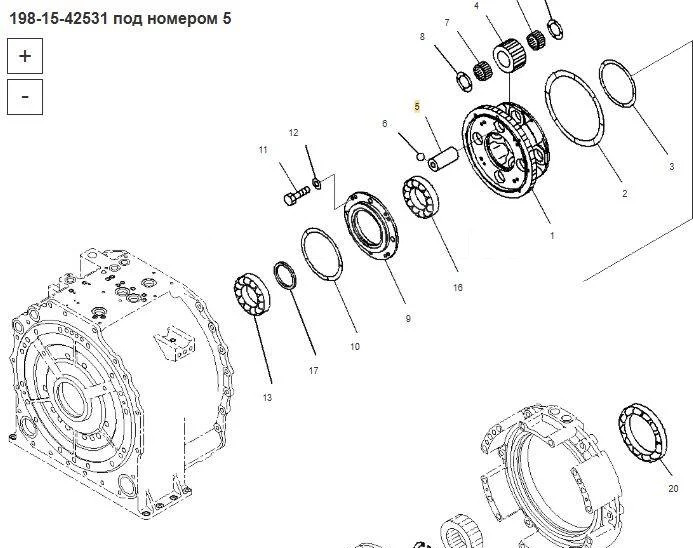 Новый Трансмиссия Komatsu Вал 198-15-42530 / 198-15-42531 Komatsu D475A-5 в Благовещенске: фото 10 Новый Трансмиссия Komatsu Вал 198-15-42530 / 198-15-42531 Komatsu D475A-5 в Благовещенске: фото 10