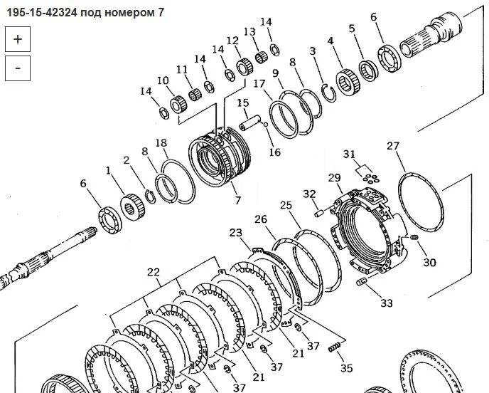 Новый Трансмиссия Komatsu Водило 195-15-42324 Komatsu D375A в Благовещенске: фото 15 Новый Трансмиссия Komatsu Водило 195-15-42324 Komatsu D375A в Благовещенске: фото 15