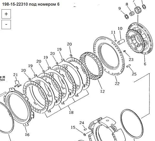 Новый Трансмиссия Komatsu Водило 198-15-22310 Komatsu D475A в Благовещенске: фото 15 Новый Трансмиссия Komatsu Водило 198-15-22310 Komatsu D475A в Благовещенске: фото 15