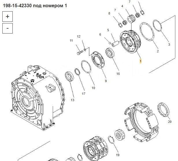 Новый Трансмиссия Komatsu Водило 198-15-42330 Komatsu D475A-5 в Благовещенске: фото 6 Новый Трансмиссия Komatsu Водило 198-15-42330 Komatsu D475A-5 в Благовещенске: фото 6