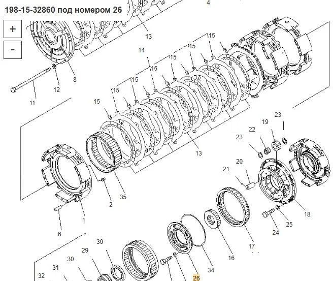 Новый Кузов и экстерьер Komatsu Защитный кожух 198-15-32860 Komatsu D475A в Благовещенске: фото 10 Новый Кузов и экстерьер Komatsu Защитный кожух 198-15-32860 Komatsu D475A в Благовещенске: фото 10